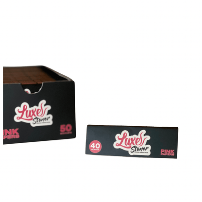 Luxe Stoner Pink Rolling Papers - Luxe Stoner