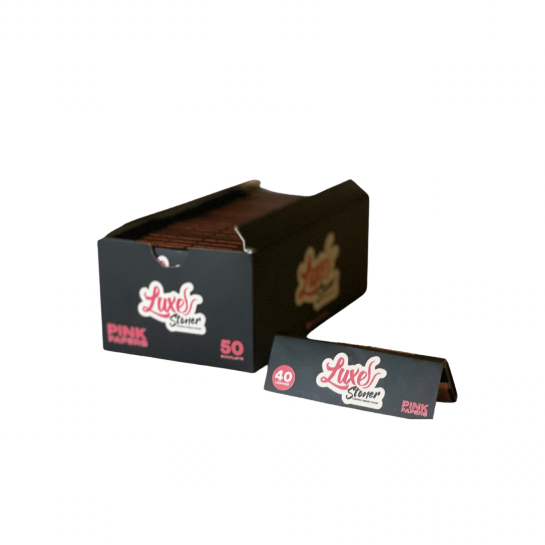 Luxe Stoner Pink Rolling Papers - Luxe Stoner