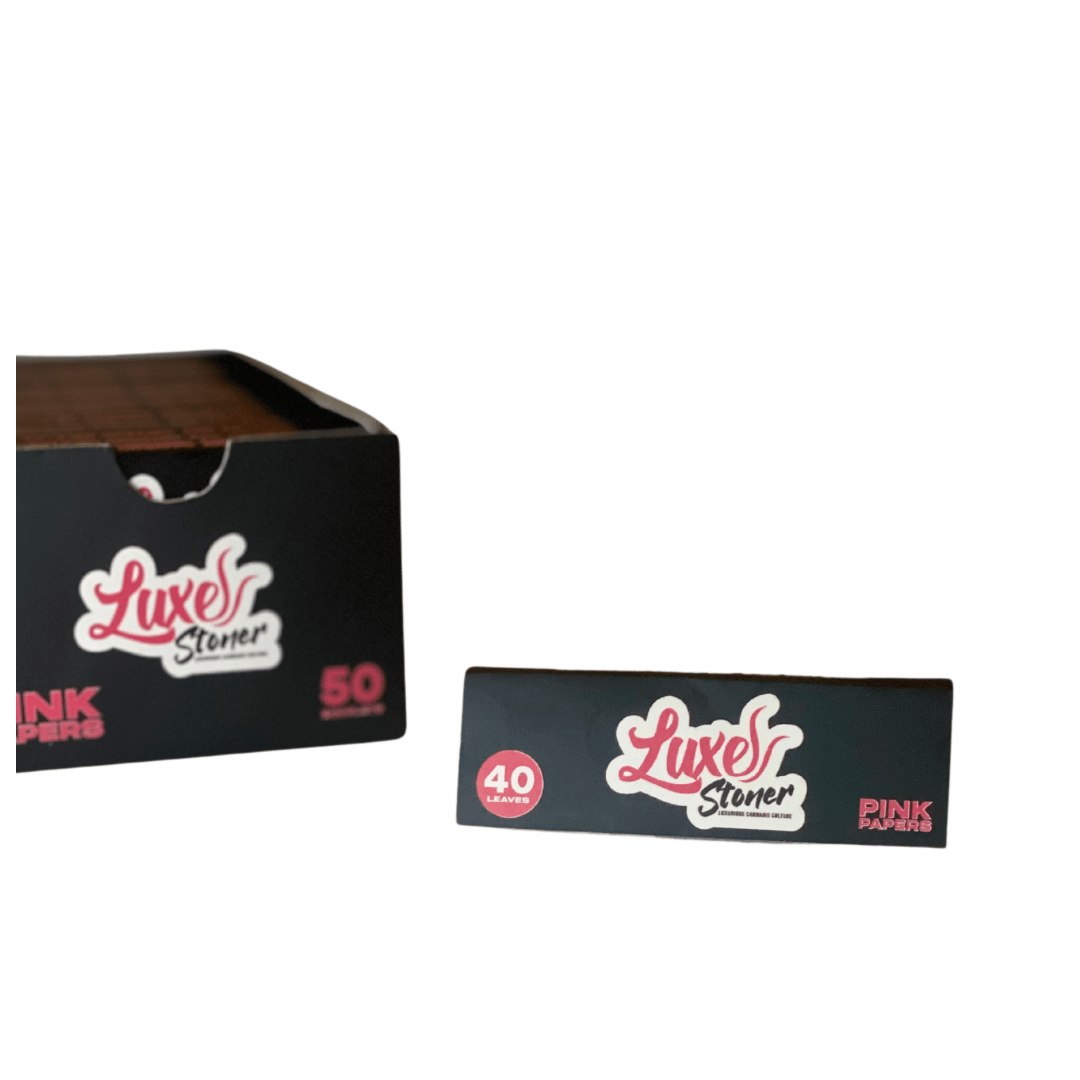 Luxe Stoner Pink Rolling Papers - Luxe Stoner